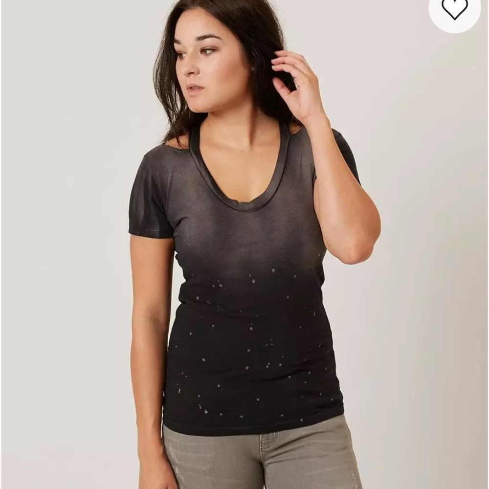 Affliction Cold Shoulder Tee